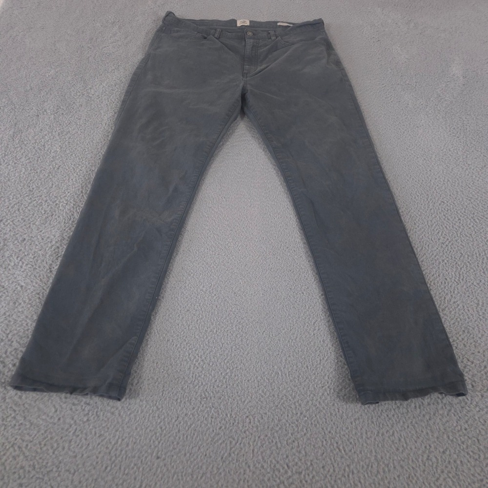Flint and Tinder‎ Pants Mens 36x33 Gray Straight Fit Cotton Stretch 365 Casual